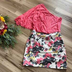 Xtaren Coral one shoulder dress